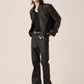 DP PARADIS 23AW Medieval Waxed Silhouette Jacket
