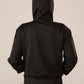 DP PARADIS 23AW Shoulder Pad Velvet Zipper Hoodie