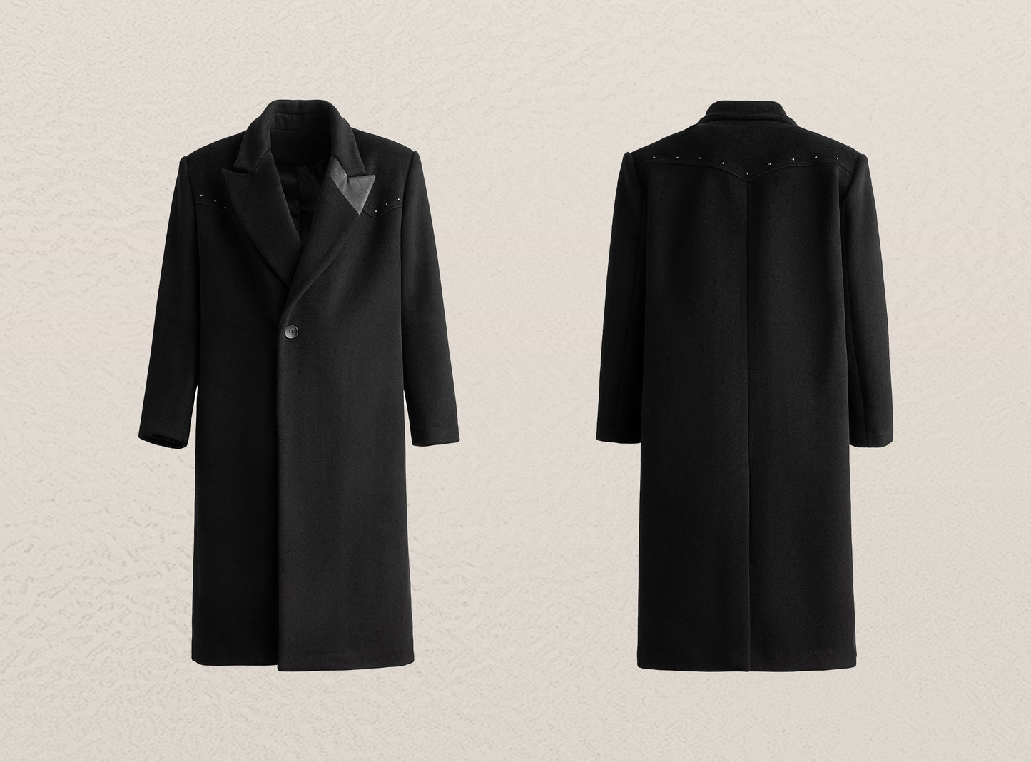 24AW "VAMPIRE" Double-Sided Rivet Coat