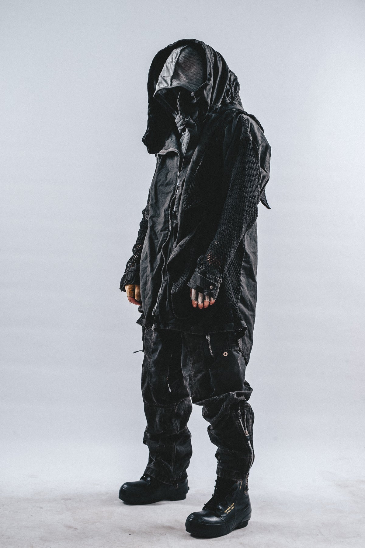 DRKLEI REVERSIBLE MESH RUIN TRENCH