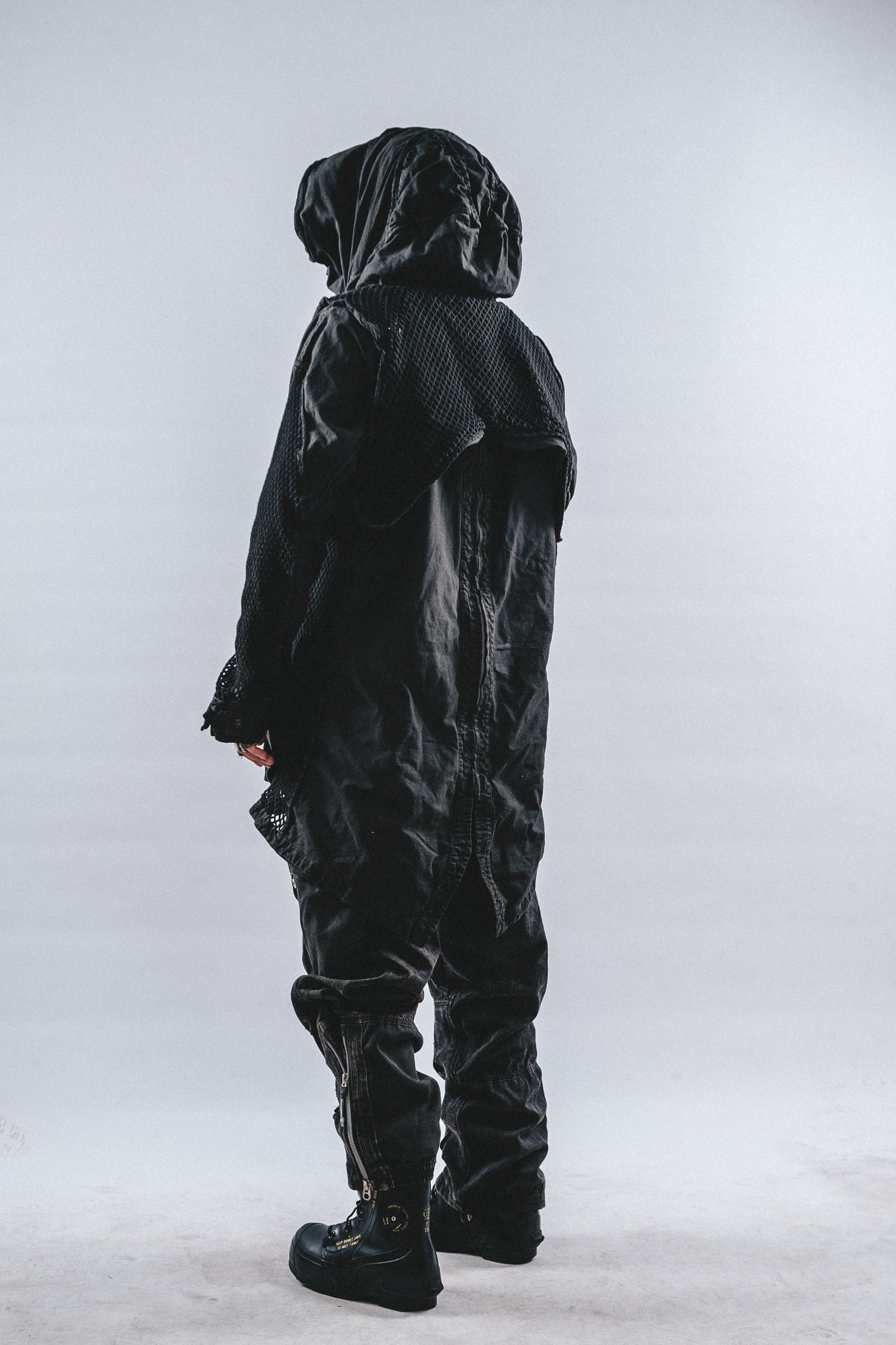 DRKLEI REVERSIBLE MESH RUIN TRENCH