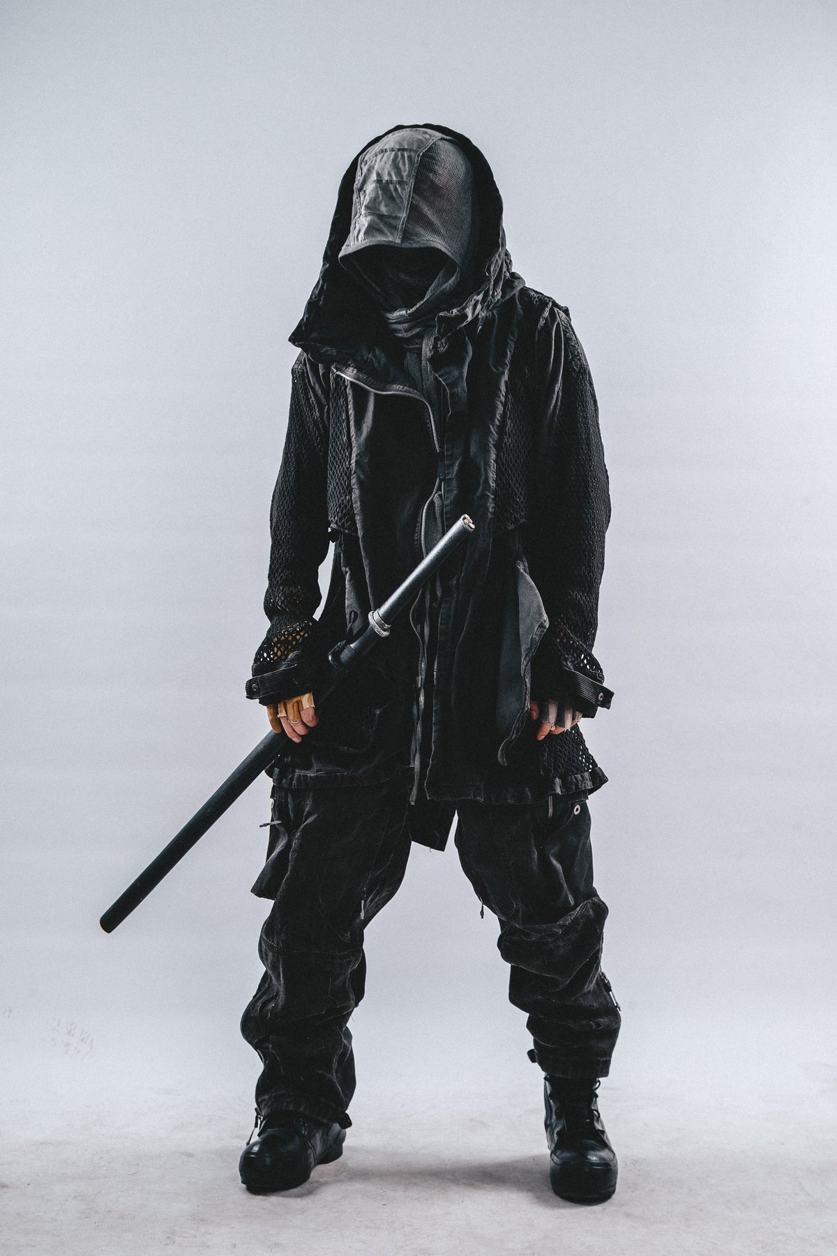 DRKLEI REVERSIBLE MESH RUIN TRENCH