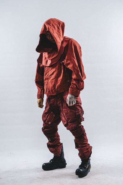 DRKLEI AKIRA GEOMETRIC SHOULDER CAPE